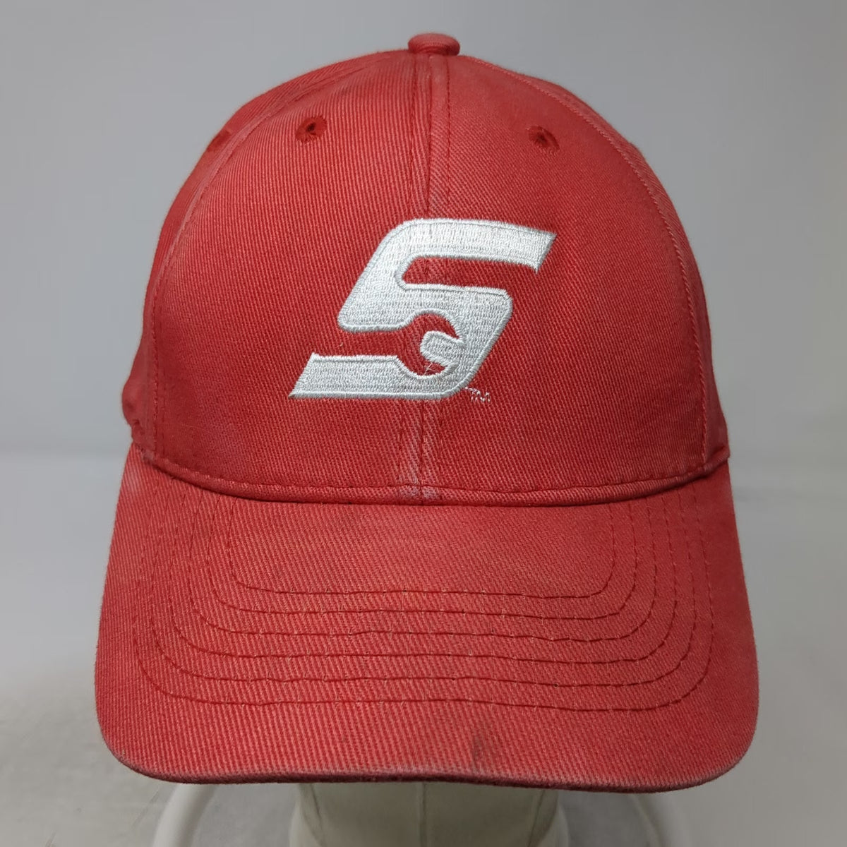 K-Products Baseball Cap Red One Size Snap-on Tools Logo Embroidered Elastic Hat