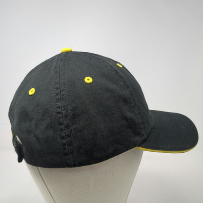PromoShop Gold's Gym Baseball Cap Black One Size Strapback Embroidered Hat