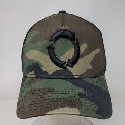 RimaCargo Snapback Mesh Back Trucker Hat Camo OSFM New Era 9Forty
