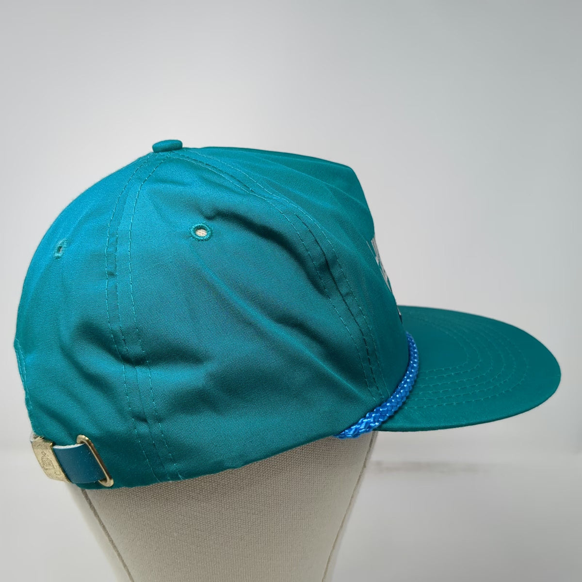 Otto Cap 5 Panel Blue One Size Hat Lincoln Mercury Olympia Rope Brim Strapback