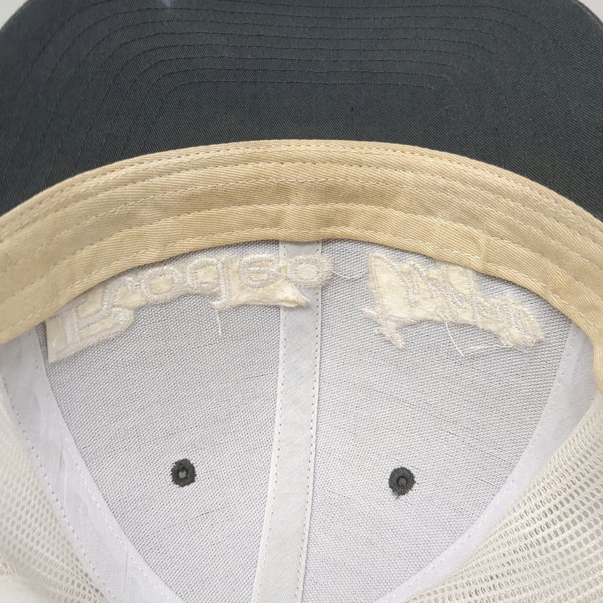 Richardson Trucker Hat Gray One Size Snapback Mesh Embroidered Rodeo Trippin