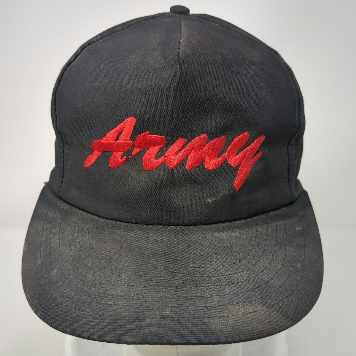 Designer Award 5 Panel Black Hat One Size Red Army Script Snapback Taiwan ROC