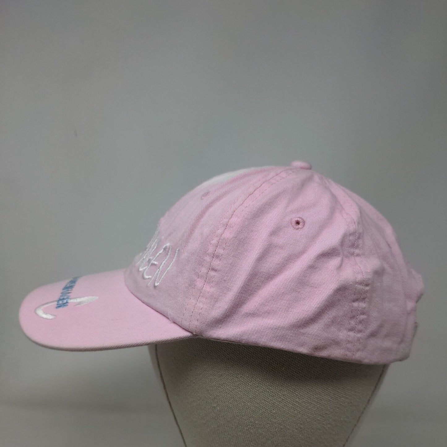 The City Of Copenhagen Strapback Hat Pink One Size Embroidered