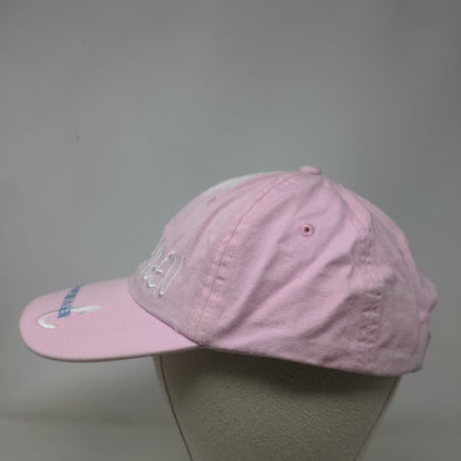 The City Of Copenhagen Strapback Hat Pink One Size Embroidered