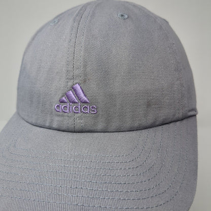 Adidas Aeroready Slideback Hat Gray One Size Adjustable Embroidered 6 Panel