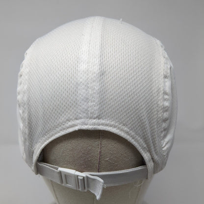Go Lite Strapback 5 Panel Hat White One Size Adjustable Active Running