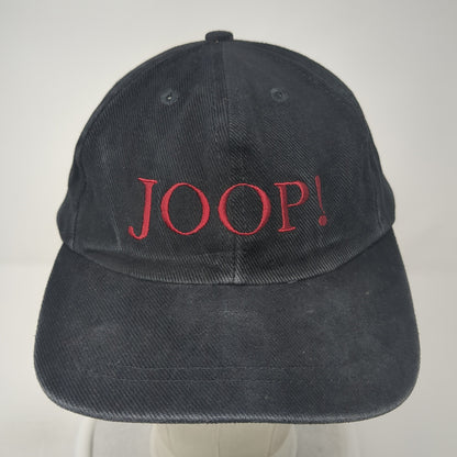 Joop! Slideback Hat Black One Size Adjustable Embroidered Outdoor