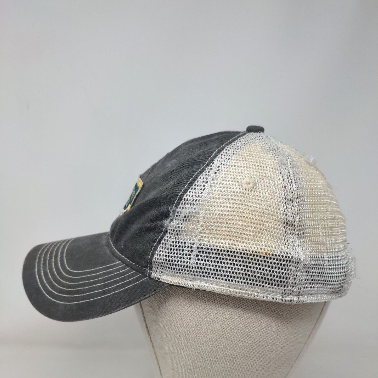 Sanderson Farms Strapback Mesh Back Trucker Hat Gray Extreme Fit Ahead