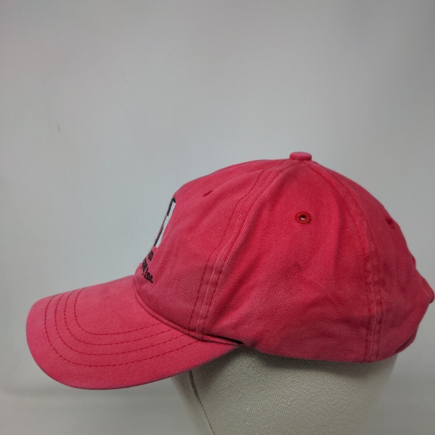 Hammett Gravel Company Slideback Hat Pink OSFA Adjustable Embroidered