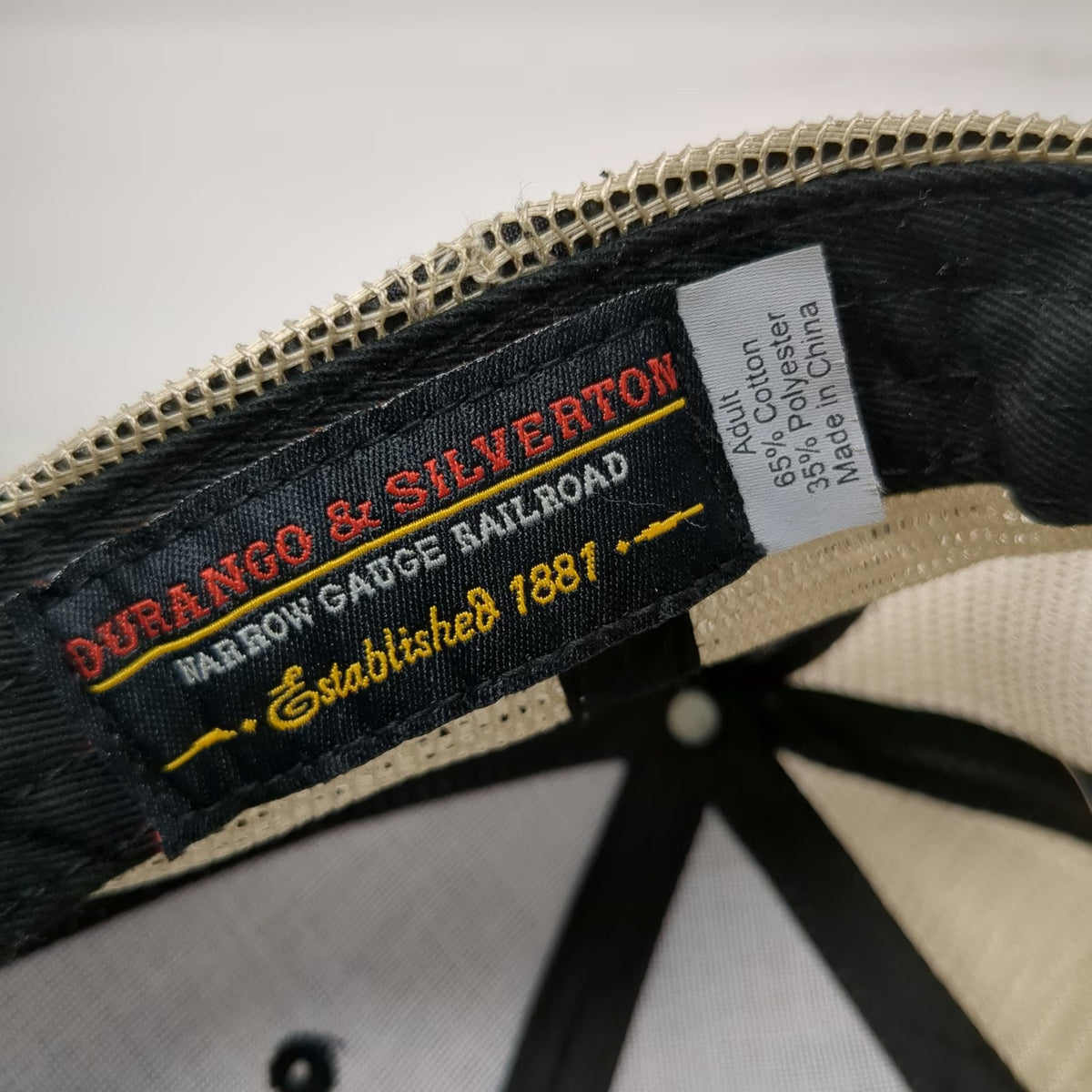 Durango Silverton Narrow Gauge Railroad Museum Baseball Cap Black One Size Hat