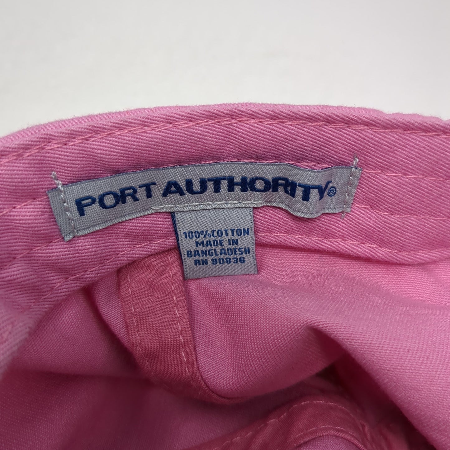 Port Authority Slideback Hat Pink One Size Adjustable Embroidered Logo