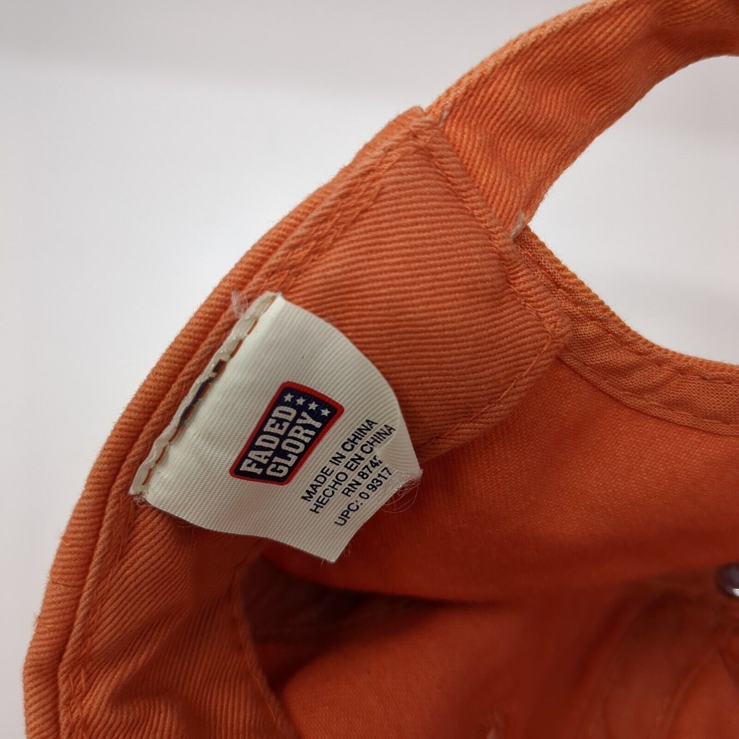 Eagle Fall Festival Slideback Hat Orange One Size 6 Panel Faded Glory
