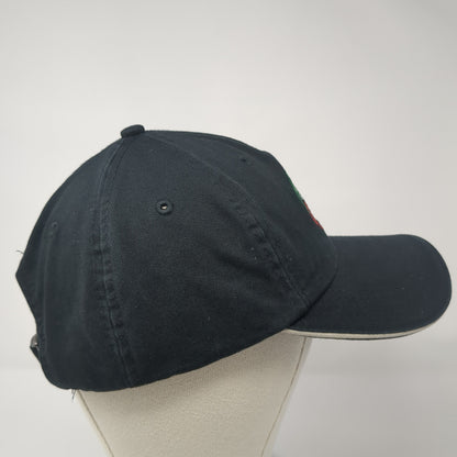 The Gumbo Shop Slideback Hat Black One Size Adjustable Embroidered
