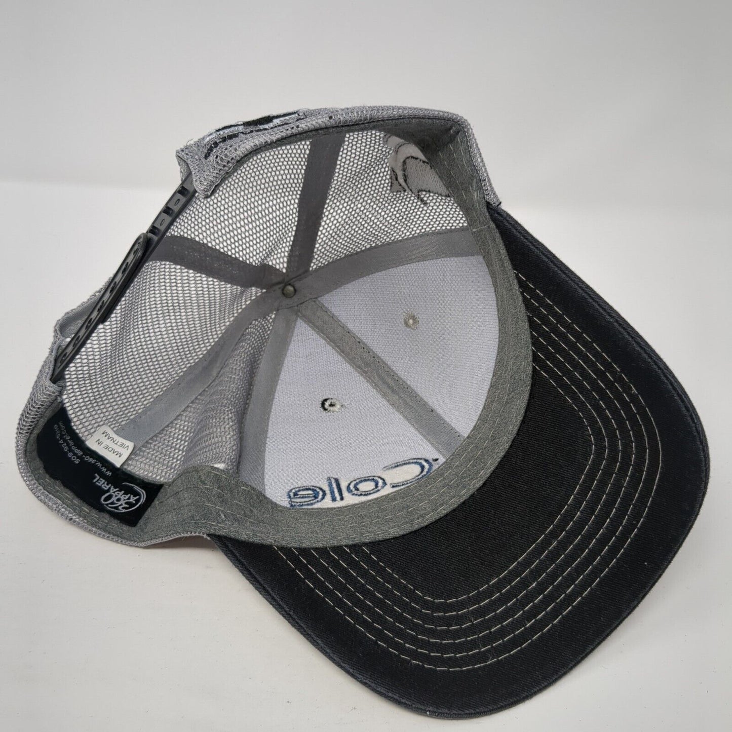 Cole Chevrolet Idaho Snapback Trucker Hat Black One Size Mesh Back