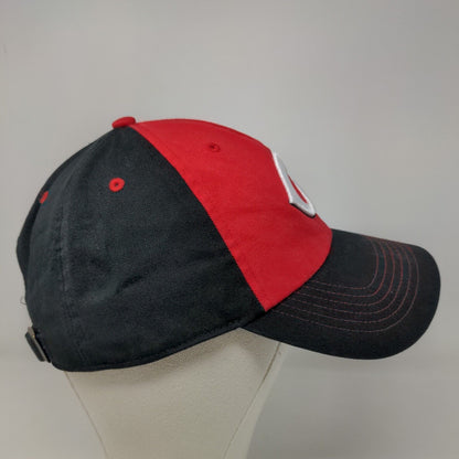 Fan Favorite Men's Slideback Hat Black Red OSFA Embroidered Cincinnati Reds Logo