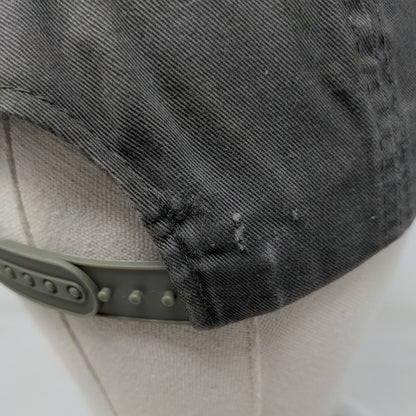 Bass Pro Shops Snapback Hat Gray OSFM Embroidered 6 Panel Gone Fishing