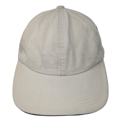 T.C & B Slideback Hat Beige One Size Solid Adjustable Blank Outdoor