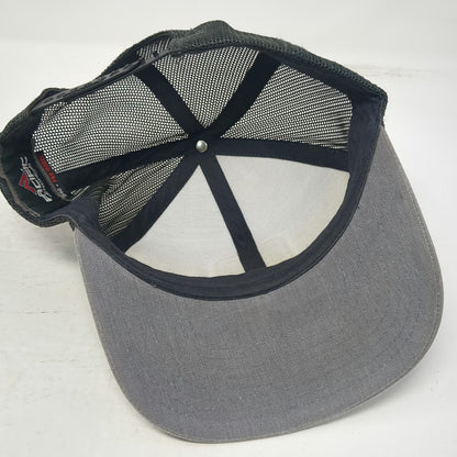 Pacific Headwear Simshot Trucker Hat Gray One Size Mesh Snapback Square Patch