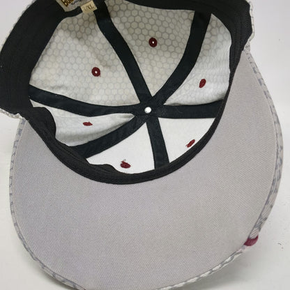 Buck's Bags Baseball Cap Gray Red XL Centennial Patriots Honeycomb Fitted Hat