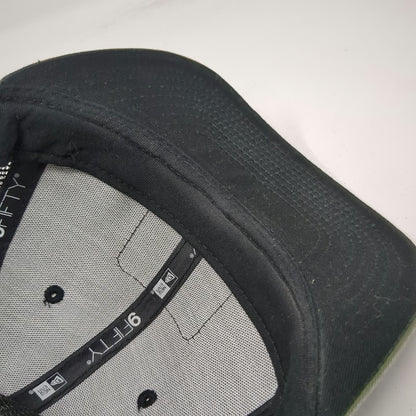 New Era Trucker Hat Green One Size K-Edge Mesh Snapback 9FIFTY Logo Patch USA