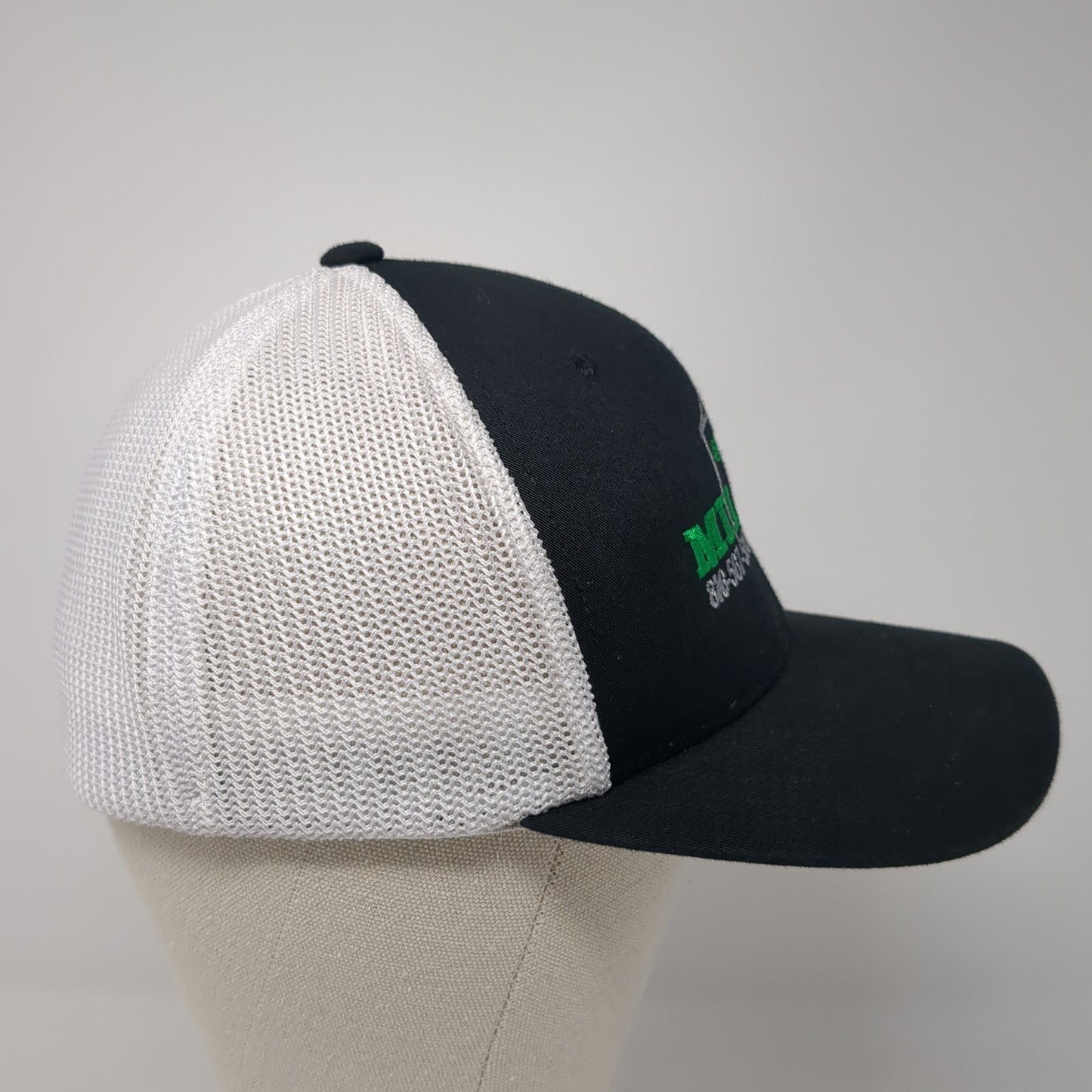 Miller Welding Fitted Trucker Hat Black One Size Mesh Back Yupoong