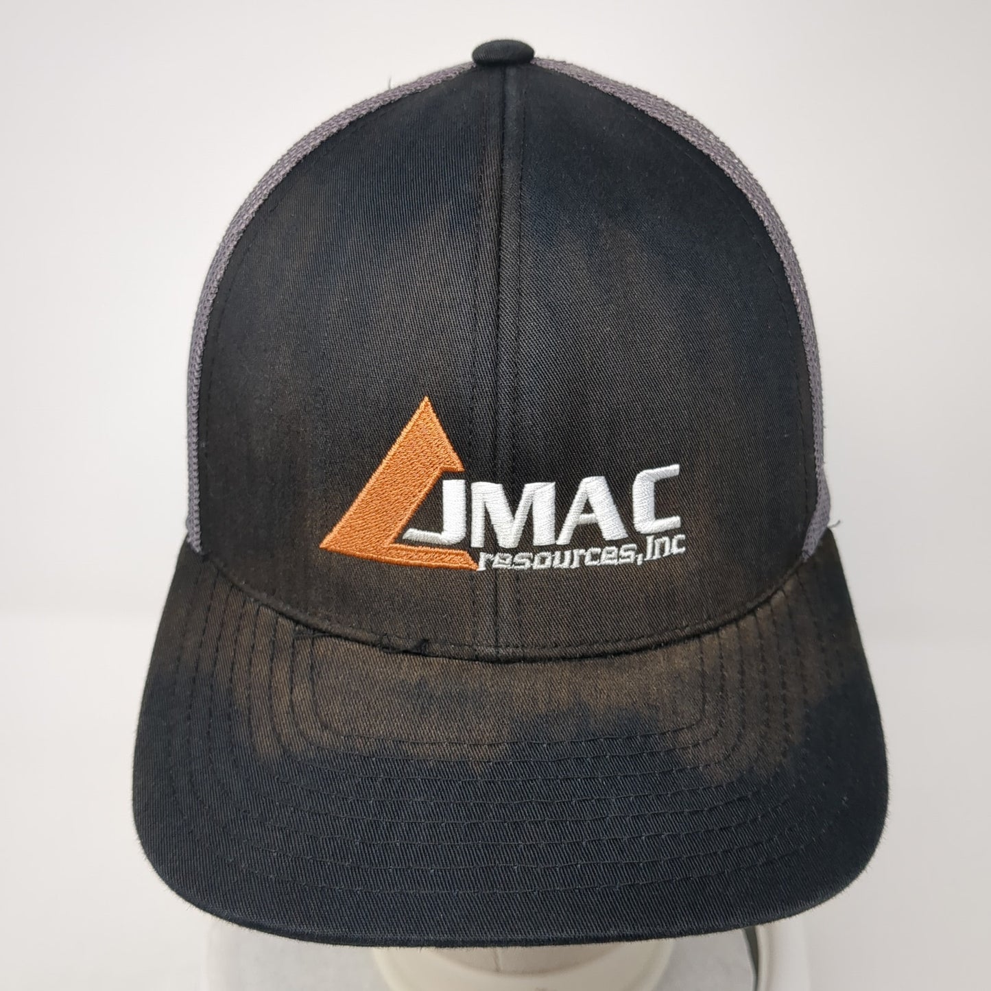 JMAC Resources Inc Snapback Trucker Hat Black One Size Mesh Pacific Headwear