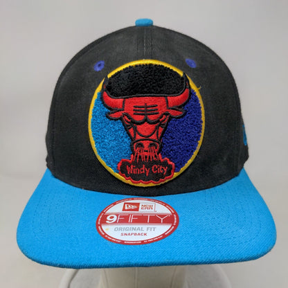 Chicago Bulls Windy City Snapback Hat Multicolor Embroidered New Era 9Fifty NBA