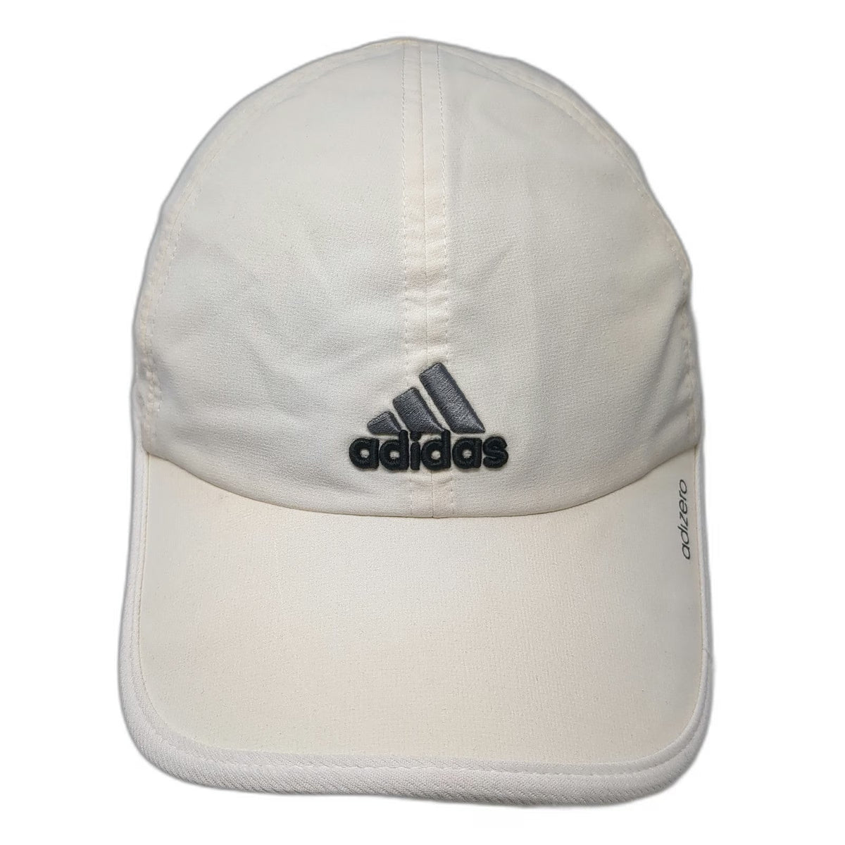 Adidas Baseball Cap White One Size Adizero Mesh Performance Slideback Hat