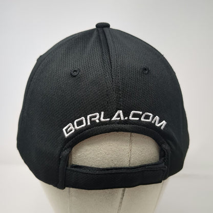 Borla Baseball Cap Black One Size Strapback Performance Polyester Exhaust Hat