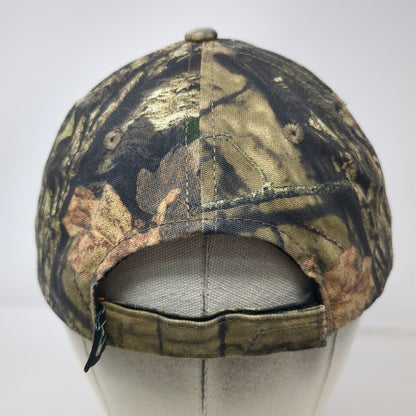 Port Authority Green Camo Baseball Cap One Size AAPW Mountain Tree Logo Hat