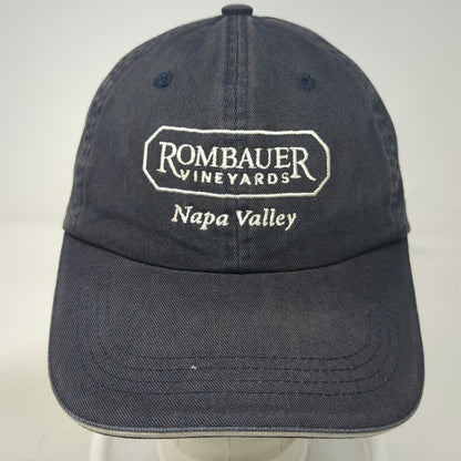 Port Authority Rombauer Vineyards Napa Valley Baseball Cap Blue One Size Hat