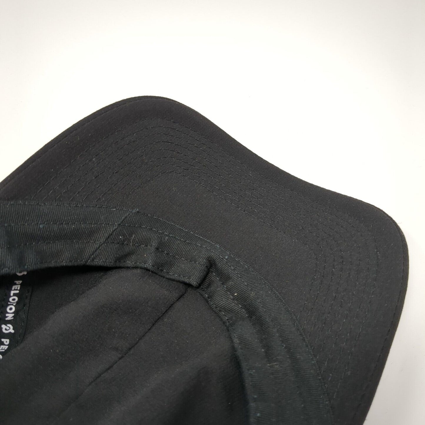 Peloton Slideback Hat Black One Size Adjustable Embroidered Breathable 6 Panel