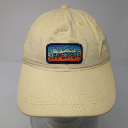 Gem State Of Mind Patch Slideback Hat Yellow One Size Outdoor Cap