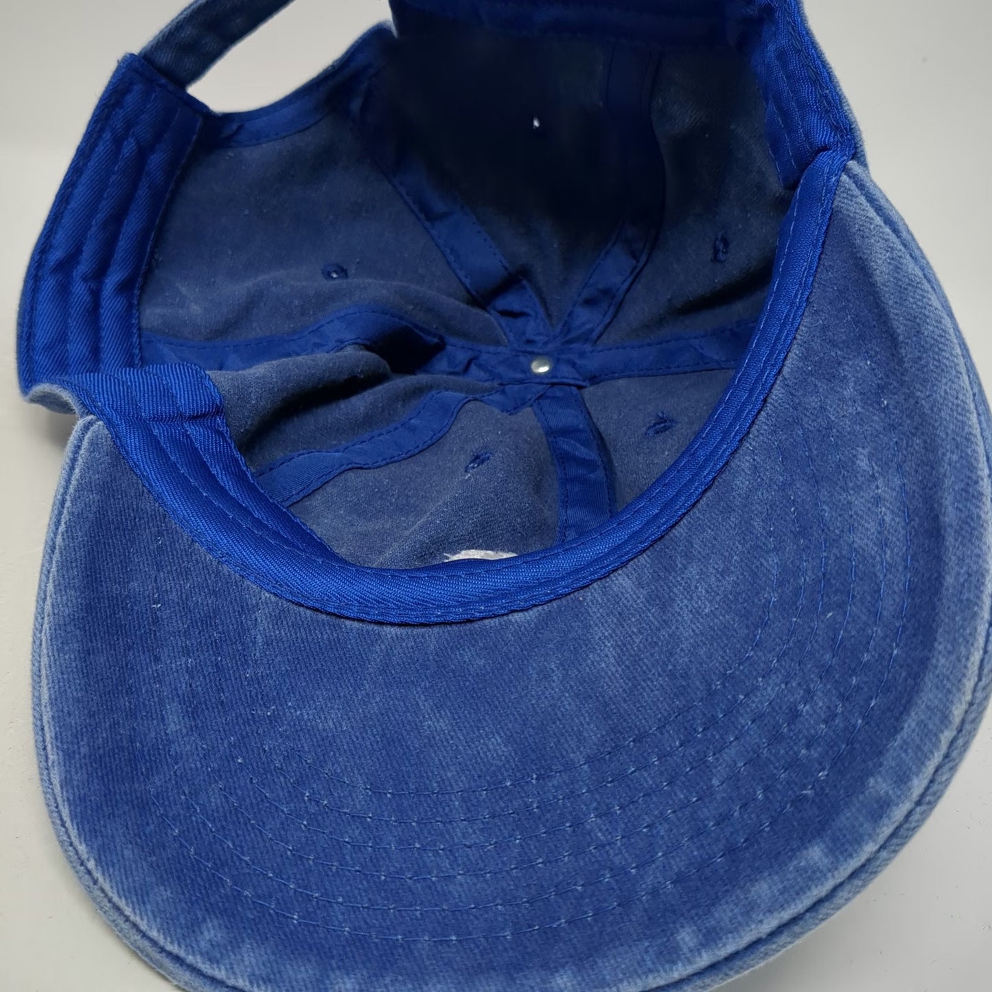 New Jersey Lottery Baseball Cap Blue One Size Slideback Adjustable Strap Hat