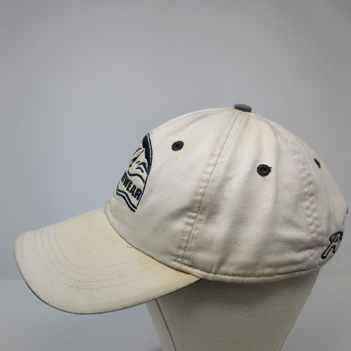 Riverwear Strapback Hat Tan One Size Adjustable Embroidered Extreme Fit Ahead