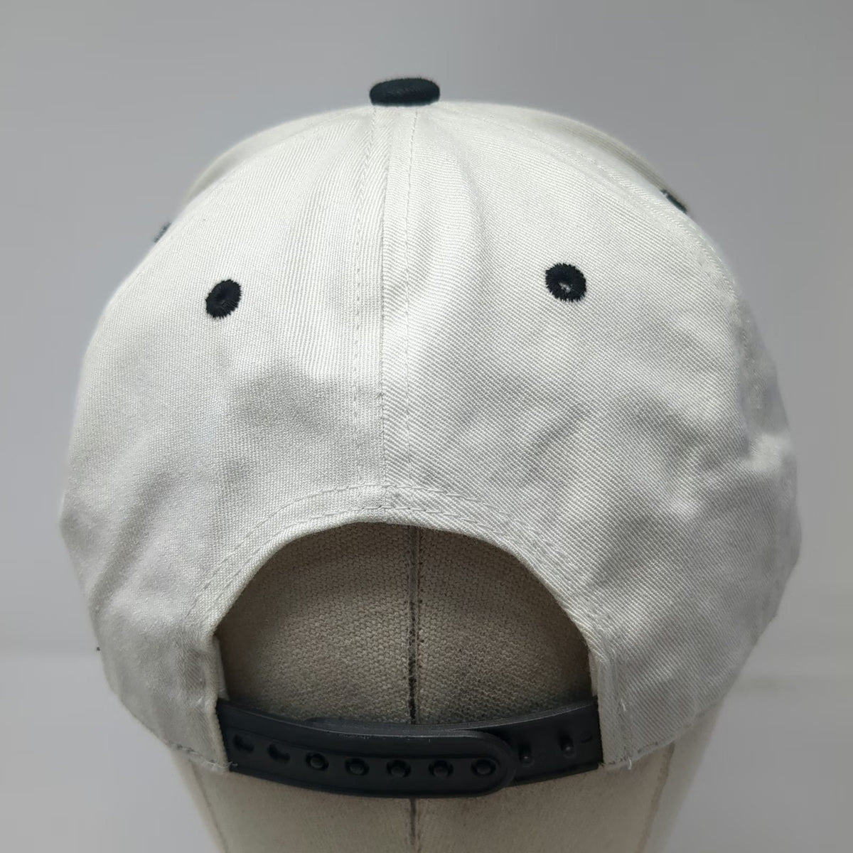 L.O.G.A. Harlem Snapback White One Size Hat Raised Embroidery Green Undervisor