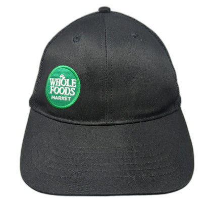 Whole Foods Market Boise Idaho Trucker Hat Black One Size Mesh Snapback RPET