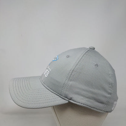 The Game Slideback Hat Gray OSFM Embroidered DS DMF8 Shark Logo Nylon Blend