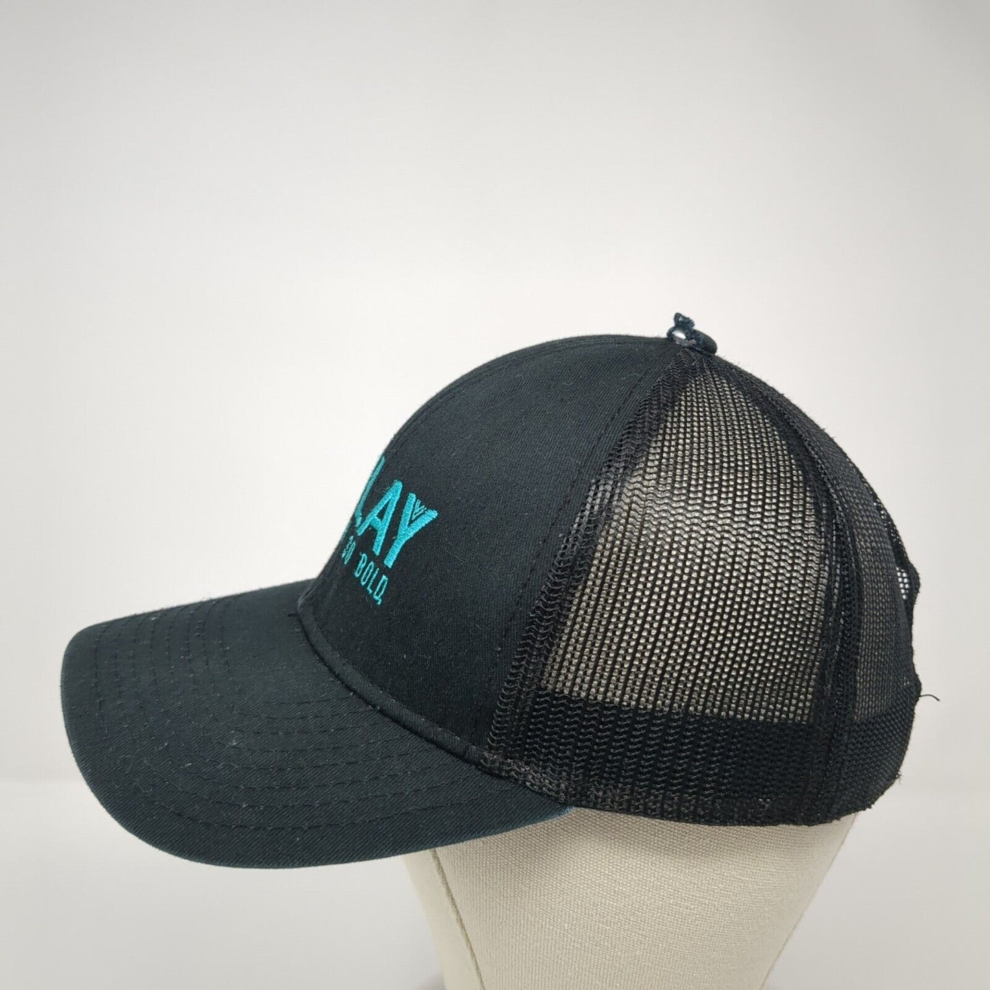 Bolay So Fresh So BoldStrapback Trucker Hat Black One Size Adjustable Mesh Back