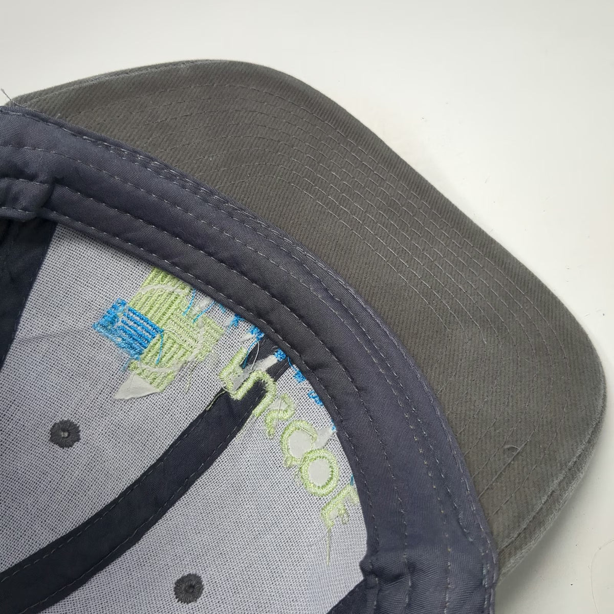 Apollo Baseball Cap Gray One Size Strapback Fuscoe Engineering Logo hat
