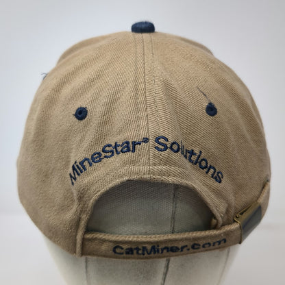 Brian Robinson Baseball Cap Beige Blue One Size CAT Caterpillar MineStar hat