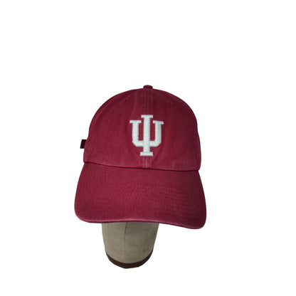 47 Brand IU Indiana University Hat OSFA Slideback Red Embroidered Logo