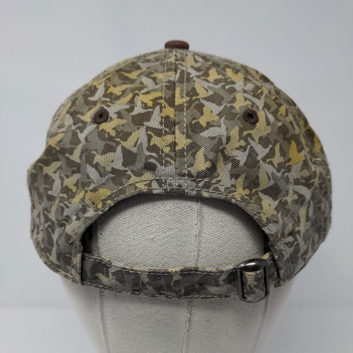Happy Duck Dynasty Slideback Hat Camouflage OSFM Adjustable 6 Panel Cotton