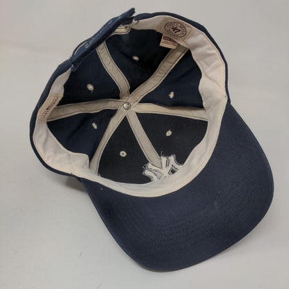 '47 Brand Men's Strapback Hat Blue Size 6 7/8 New York Yankees Embroidered Logo