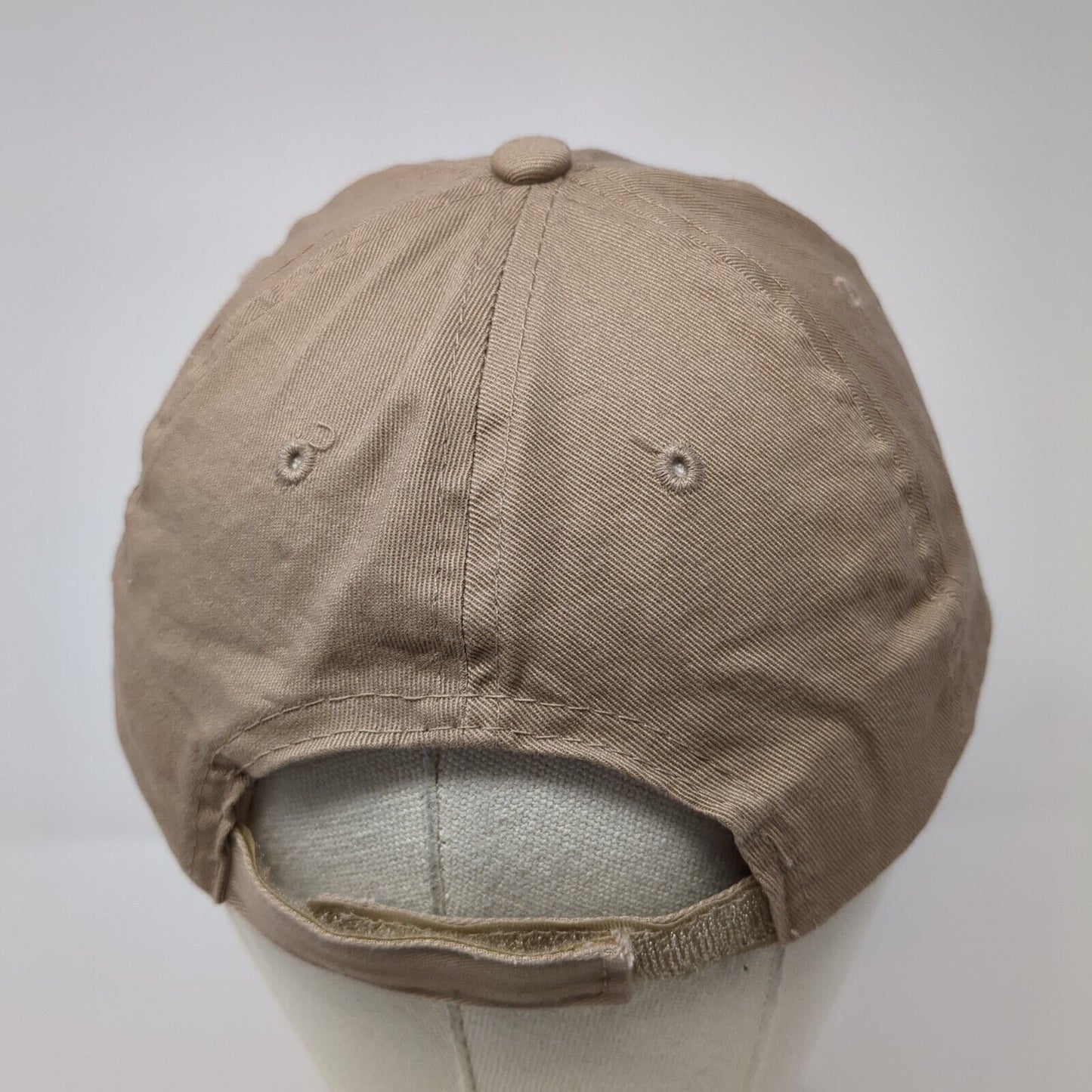New York Cares Strapback Hat Brown One Size Adjustable Norwood Solid