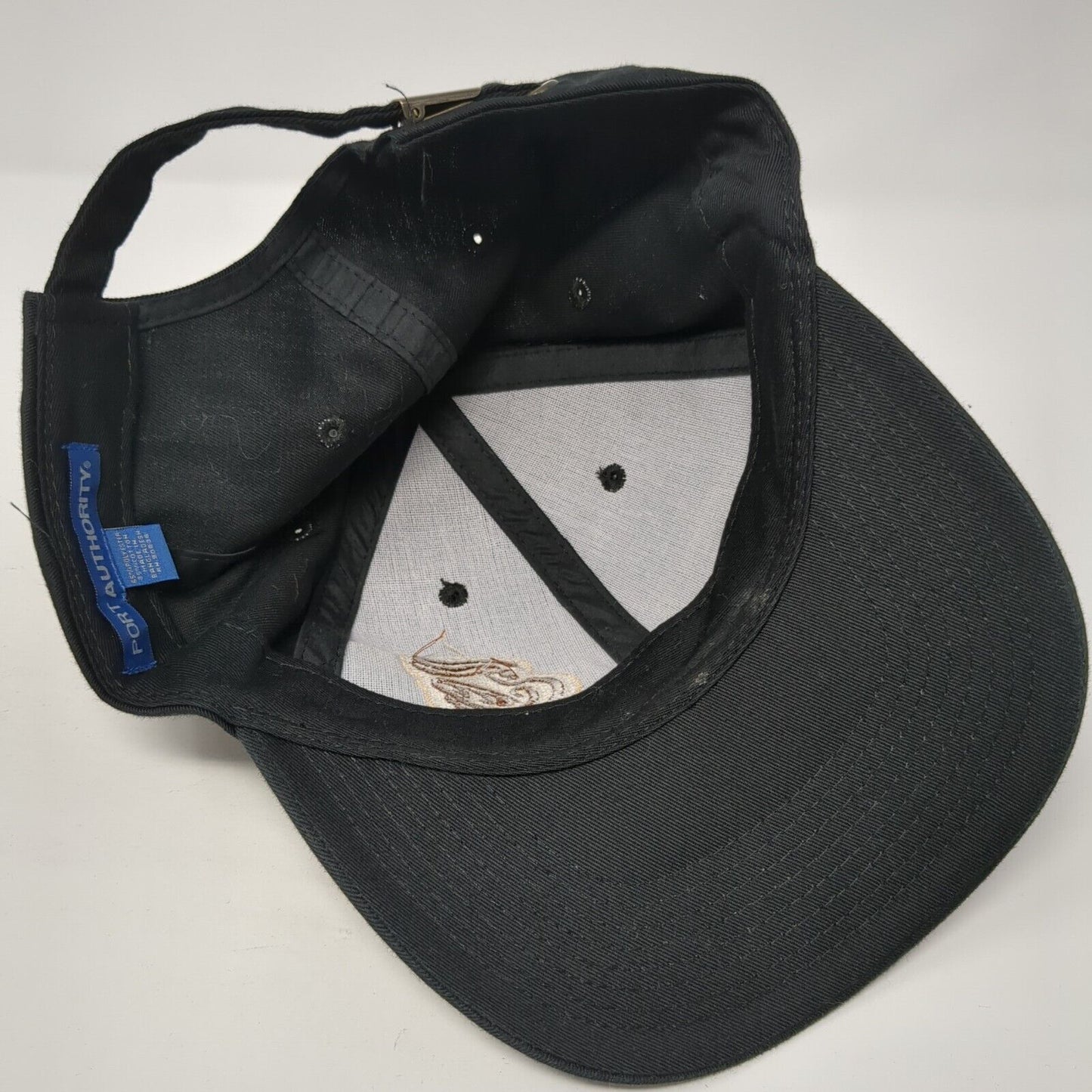 Panera Bread Slideback Hat Black One Size Adjustable Embroidered Port Authority