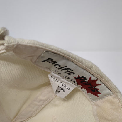 Letter C Canada Strapback Hat Tan One Size Adjustable Pacific Ports