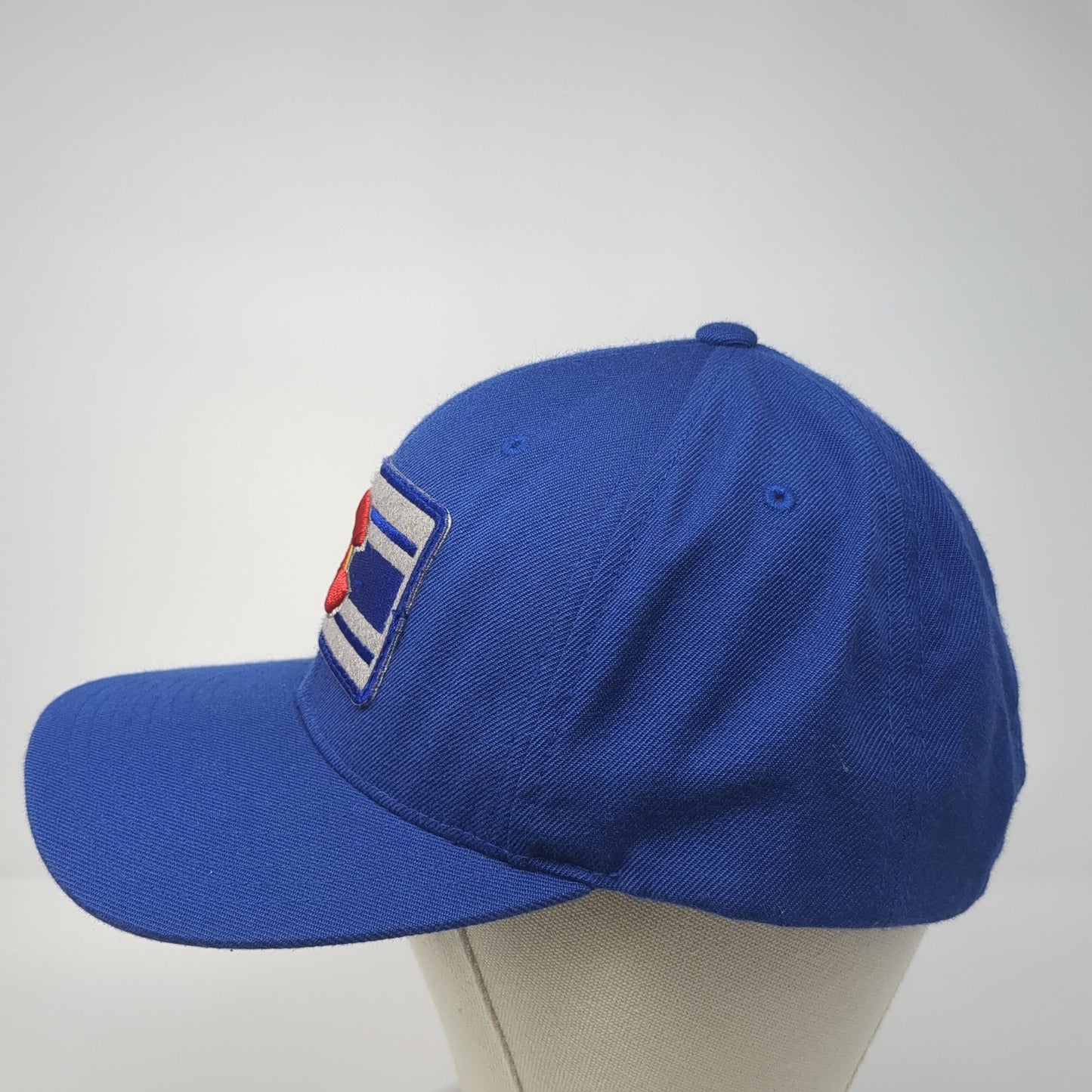 Colorado Snapback Hat Blue One Size Adjustable Embroidered Patriotic 6 Panel