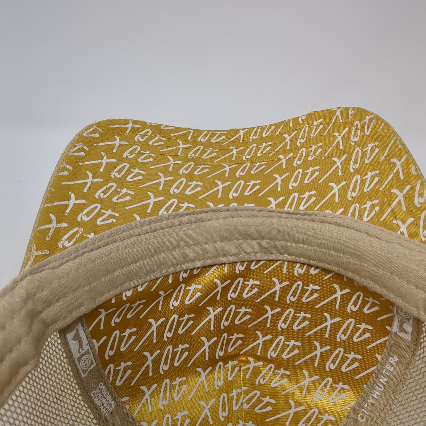 City Hunter Snapback Mesh Back Trucker Hat Multi One Size Metallic