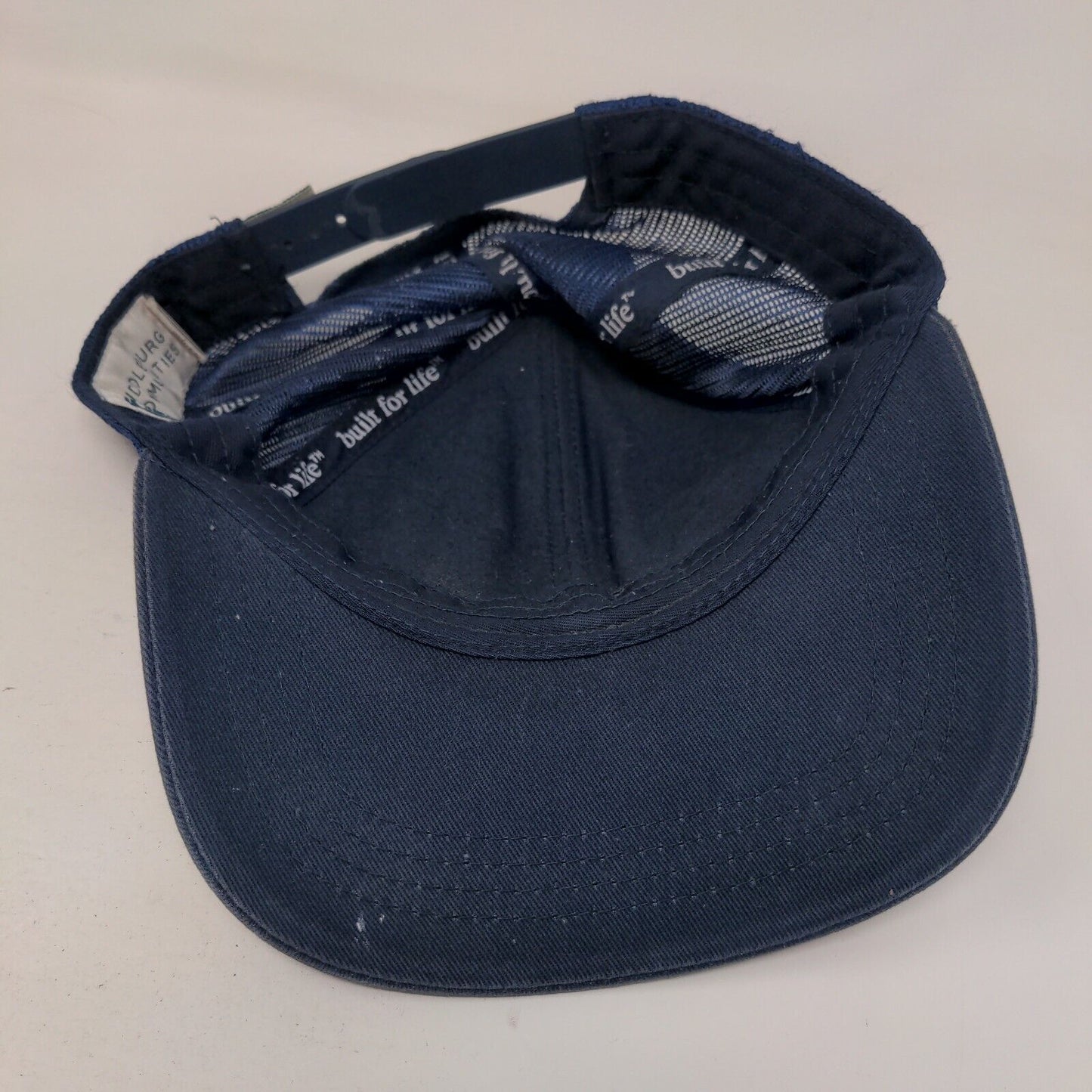 Middleburg Communities Snapback Trucker Hat Blue One Size Embroidered Mesh Back